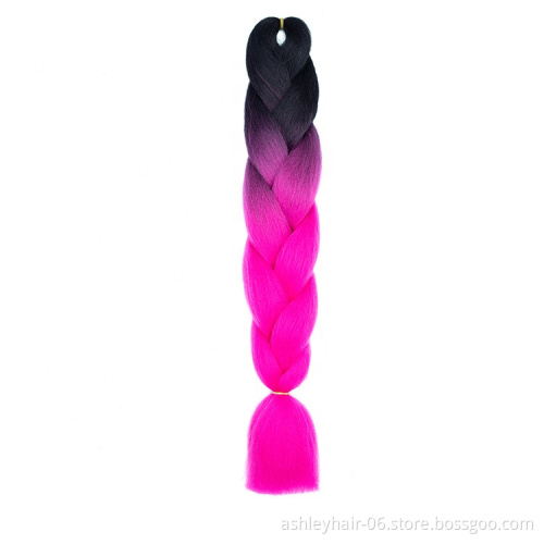 Julianna cheap price ultra braid synthetic hair extension ghana braid ultra braid synthetic hair 24inch 100g